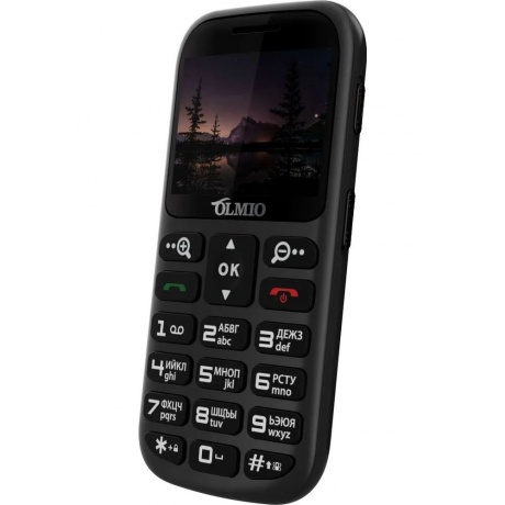 Мобильный телефон Olmio C37 Olmio (черный) - фото 3