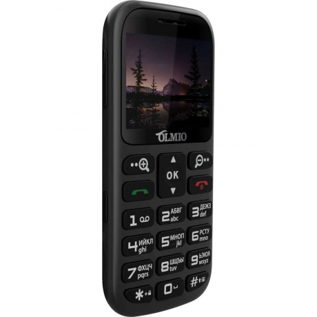 Мобильный телефон Olmio C37 Olmio (черный) - фото 4