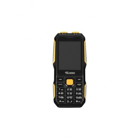 Мобильный телефон Olmio X02 Olmio (черный-желтый) - фото 3