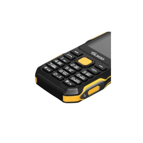 Мобильный телефон Olmio X02 Olmio (черный-желтый) - фото 9