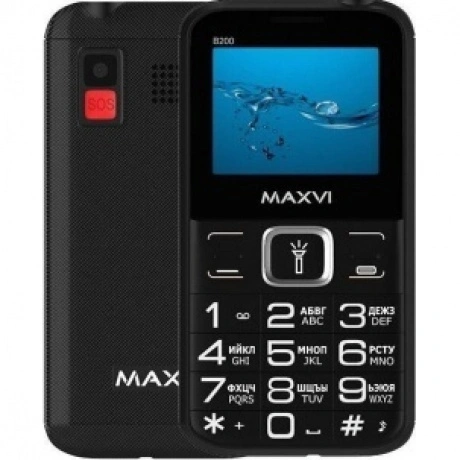 Мобильный телефон Maxvi B200 Black