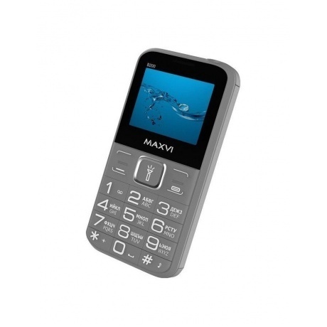 Мобильный телефон Maxvi B200 Grey - фото 5