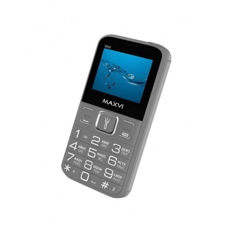 Мобильный телефон Maxvi B200 Grey - фото 4