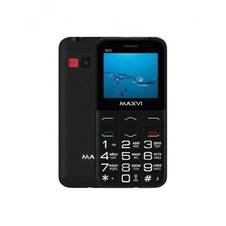 Мобильный телефон Maxvi B231 Black - фото 1