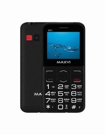 Мобильный телефон Maxvi B231 Black