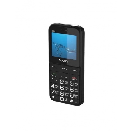 Мобильный телефон Maxvi B231 Black - фото 2
