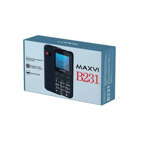 Мобильный телефон Maxvi B231 Black - фото 12