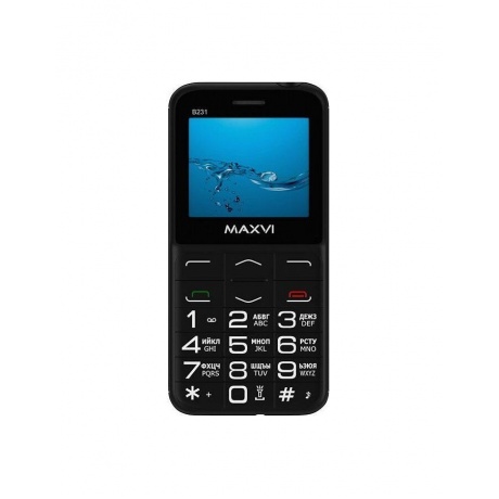 Мобильный телефон Maxvi B231 Black - фото 4