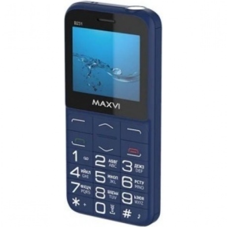 Мобильный телефон Maxvi B231 Blue - фото 2