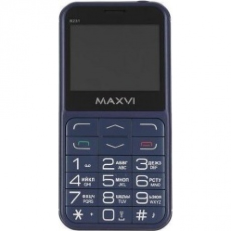 Мобильный телефон Maxvi B231 Blue - фото 11