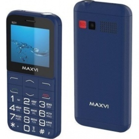 Мобильный телефон Maxvi B231 Blue - фото 16