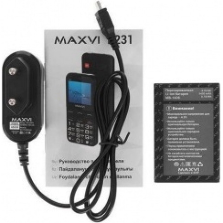 Мобильный телефон Maxvi B231 Blue - фото 18