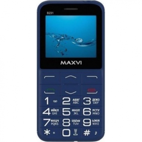 Мобильный телефон Maxvi B231 Blue - фото 4