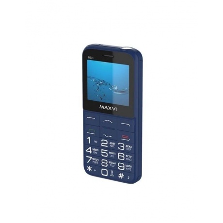 Мобильный телефон Maxvi B231 Blue - фото 2