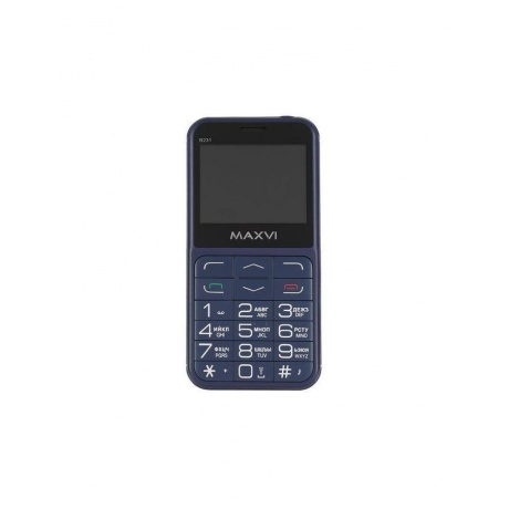 Мобильный телефон Maxvi B231 Blue - фото 11