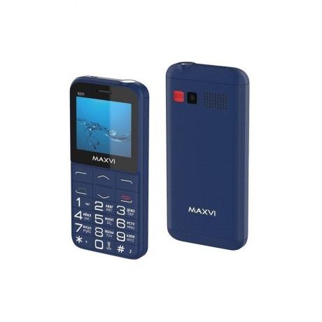 Мобильный телефон Maxvi B231 Blue - фото 16