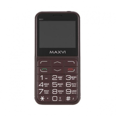 Мобильный телефон Maxvi B231 Brown - фото 11