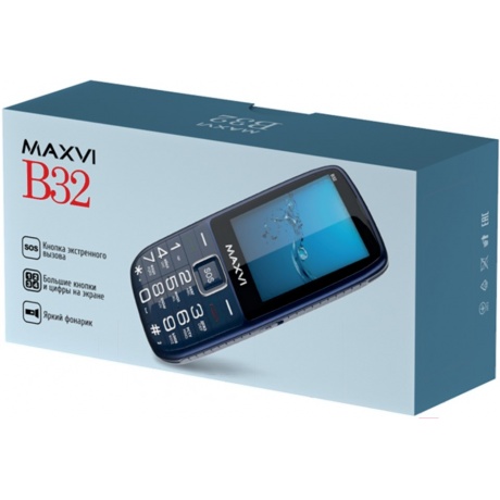 Мобильный телефон Maxvi B32 Red - фото 23