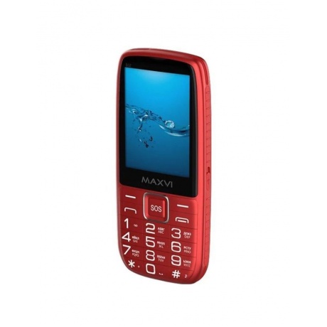 Мобильный телефон Maxvi B32 Red - фото 9
