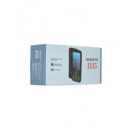 Мобильный телефон Maxvi B35 Black - фото 17