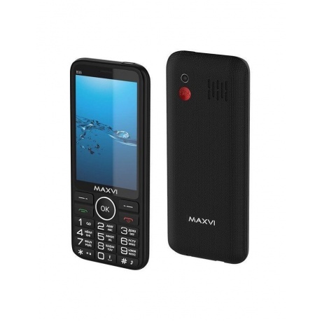 Мобильный телефон Maxvi B35 Black - фото 1