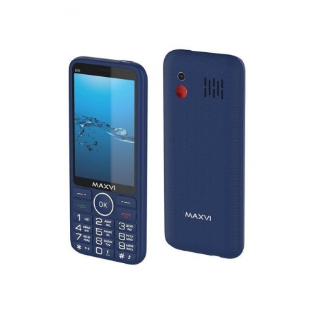 Мобильный телефон Maxvi B35 Blue - фото 1