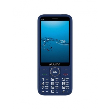 Мобильный телефон Maxvi B35 Blue - фото 2