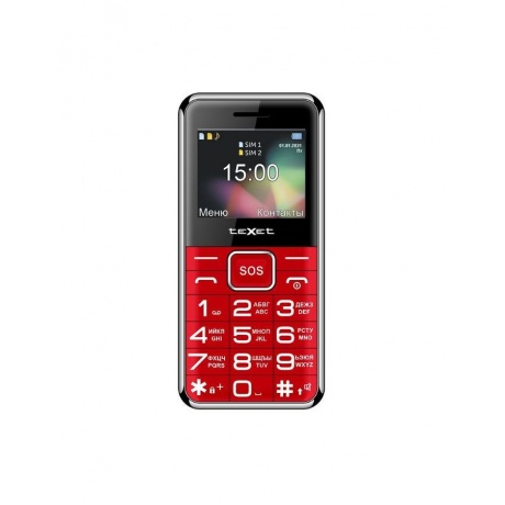 Мобильный телефон teXet TM-B319 Red - фото 2