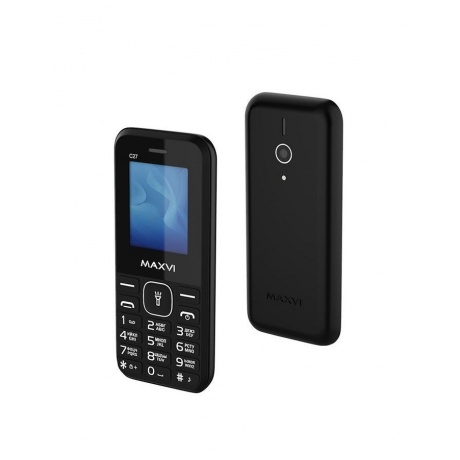 Мобильный телефон Maxvi C27 Black - фото 1