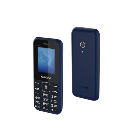 Мобильный телефон Maxvi C27 Blue - фото 1