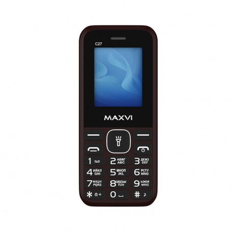 Мобильный телефон Maxvi C27 Brown - фото 4