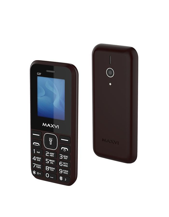 Мобильный телефон Maxvi C27 Brown