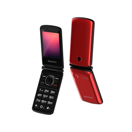 Мобильный телефон Maxvi E7 Red - фото 1