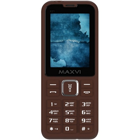 Мобильный телефон Maxvi K21 Chocolate - фото 1