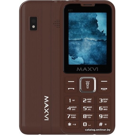 Мобильный телефон Maxvi K21 Chocolate - фото 3