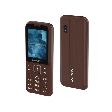 Мобильный телефон Maxvi K21 Chocolate - фото 1