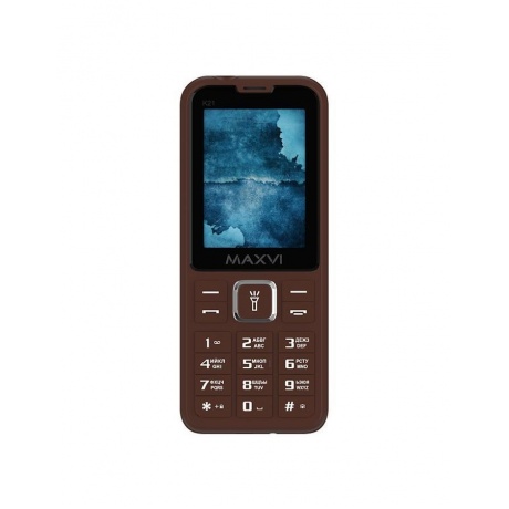 Мобильный телефон Maxvi K21 Chocolate - фото 8
