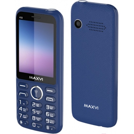 Мобильный телефон Maxvi K32 Blue - фото 1