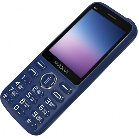 Мобильный телефон Maxvi K32 Blue - фото 2
