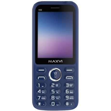 Мобильный телефон Maxvi K32 Blue - фото 4