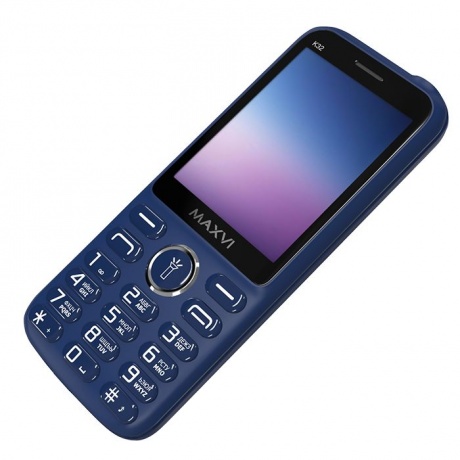 Мобильный телефон Maxvi K32 Blue - фото 2