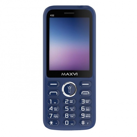 Мобильный телефон Maxvi K32 Blue - фото 3