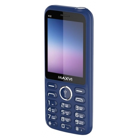 Мобильный телефон Maxvi K32 Blue - фото 10