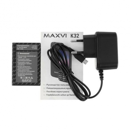 Мобильный телефон Maxvi K32 Grey - фото 17