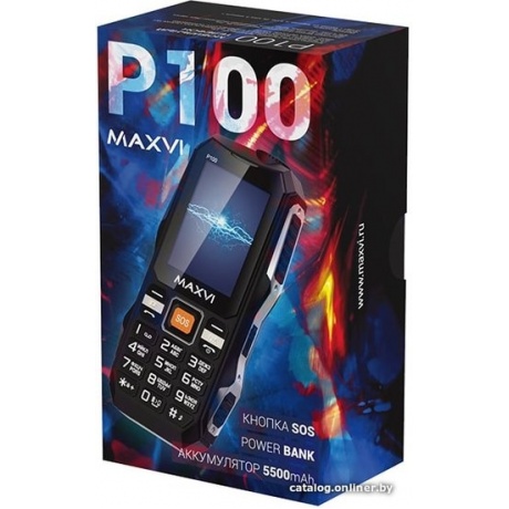 Мобильный телефон Maxvi P100 Black - фото 37