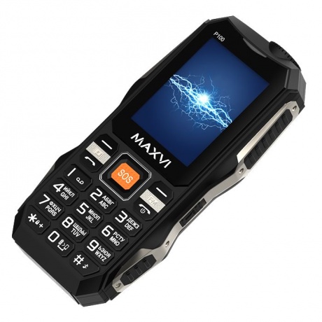 Мобильный телефон Maxvi P100 Black - фото 2