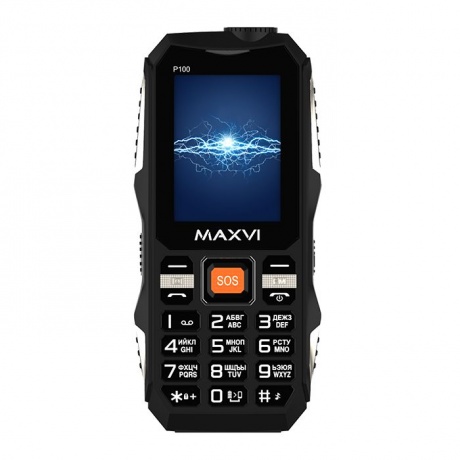 Мобильный телефон Maxvi P100 Black - фото 3