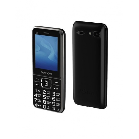 Мобильный телефон Maxvi P21 Black - фото 2