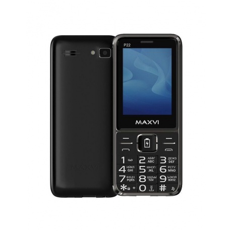 Мобильный телефон Maxvi P22 Black - фото 1