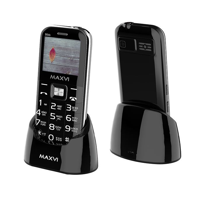 Мобильный телефон Maxvi B6ds Black